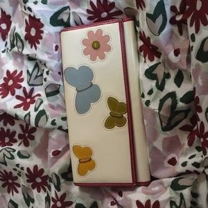 Rare Vintage Coach butterfly wallet